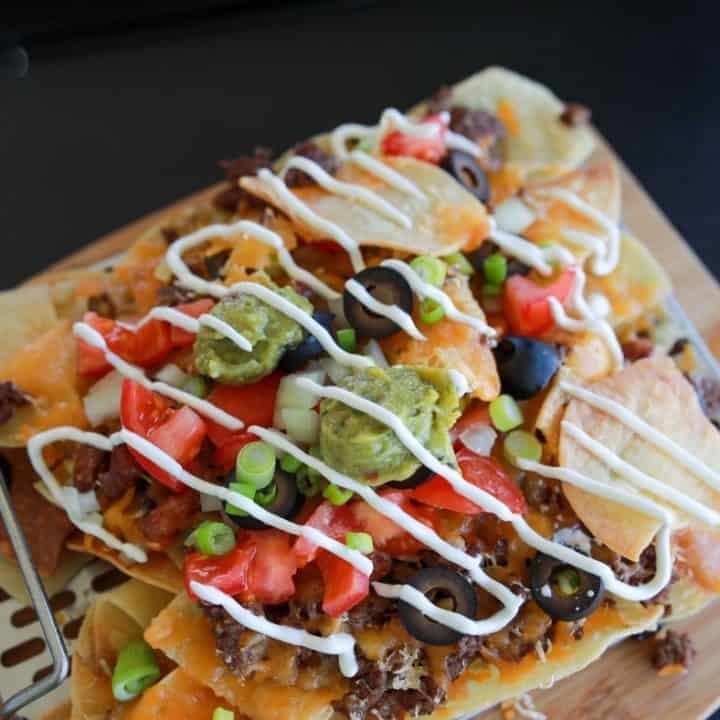 Blackstone Loaded Grilled Nachos-image