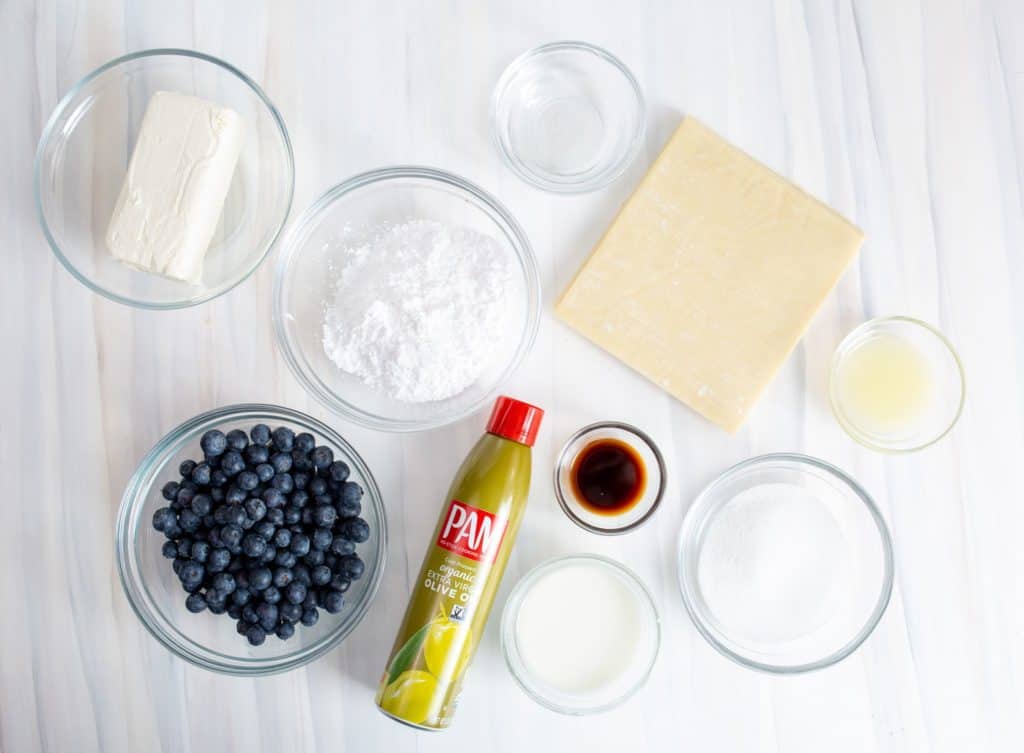 Air Fryer Blueberry Cheesecake Egg Rolls Fork To Spoon