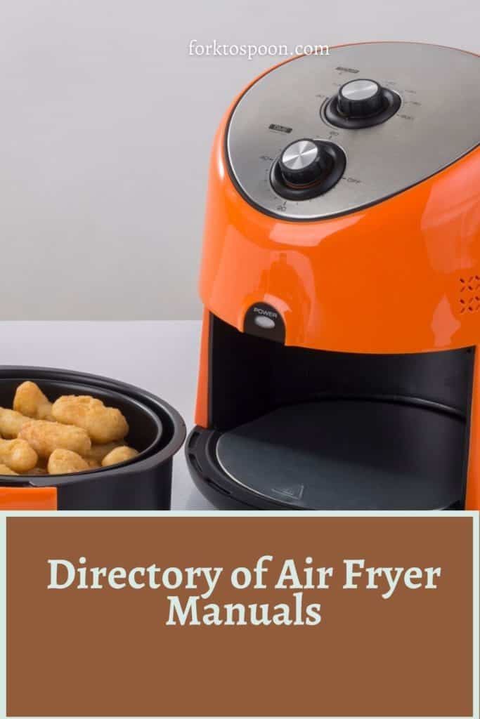 Directory of Air Fryer Manuals