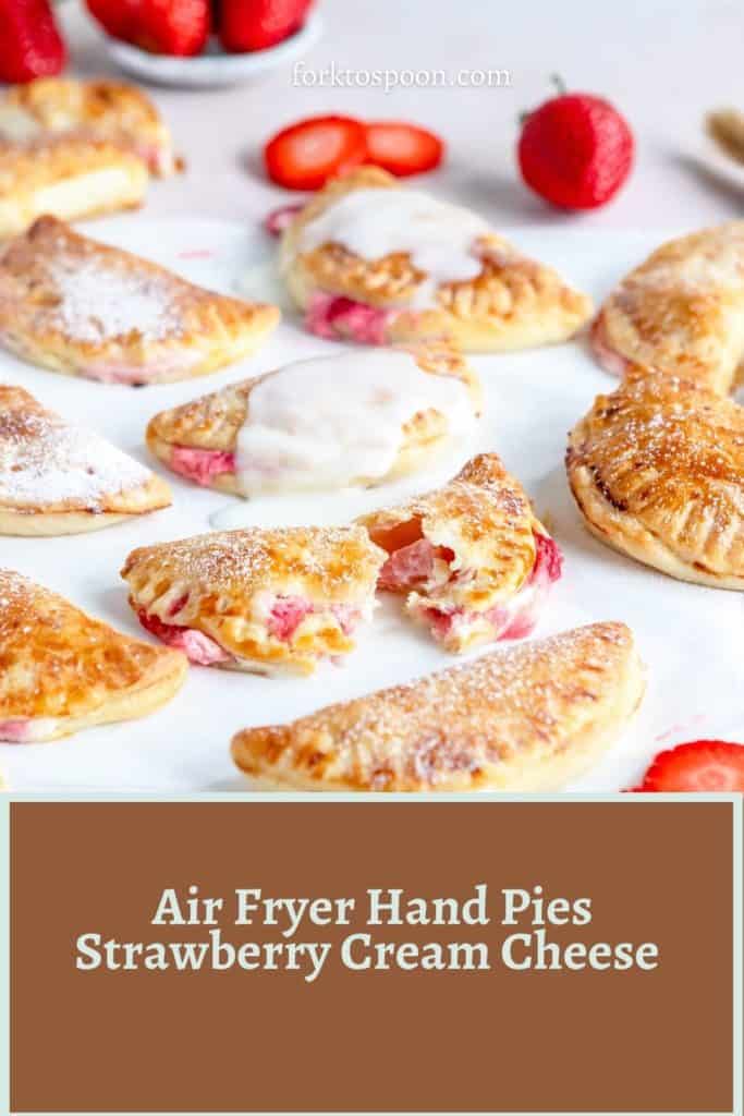 Air Fryer Hand Pies Strawberry Cream Cheese  