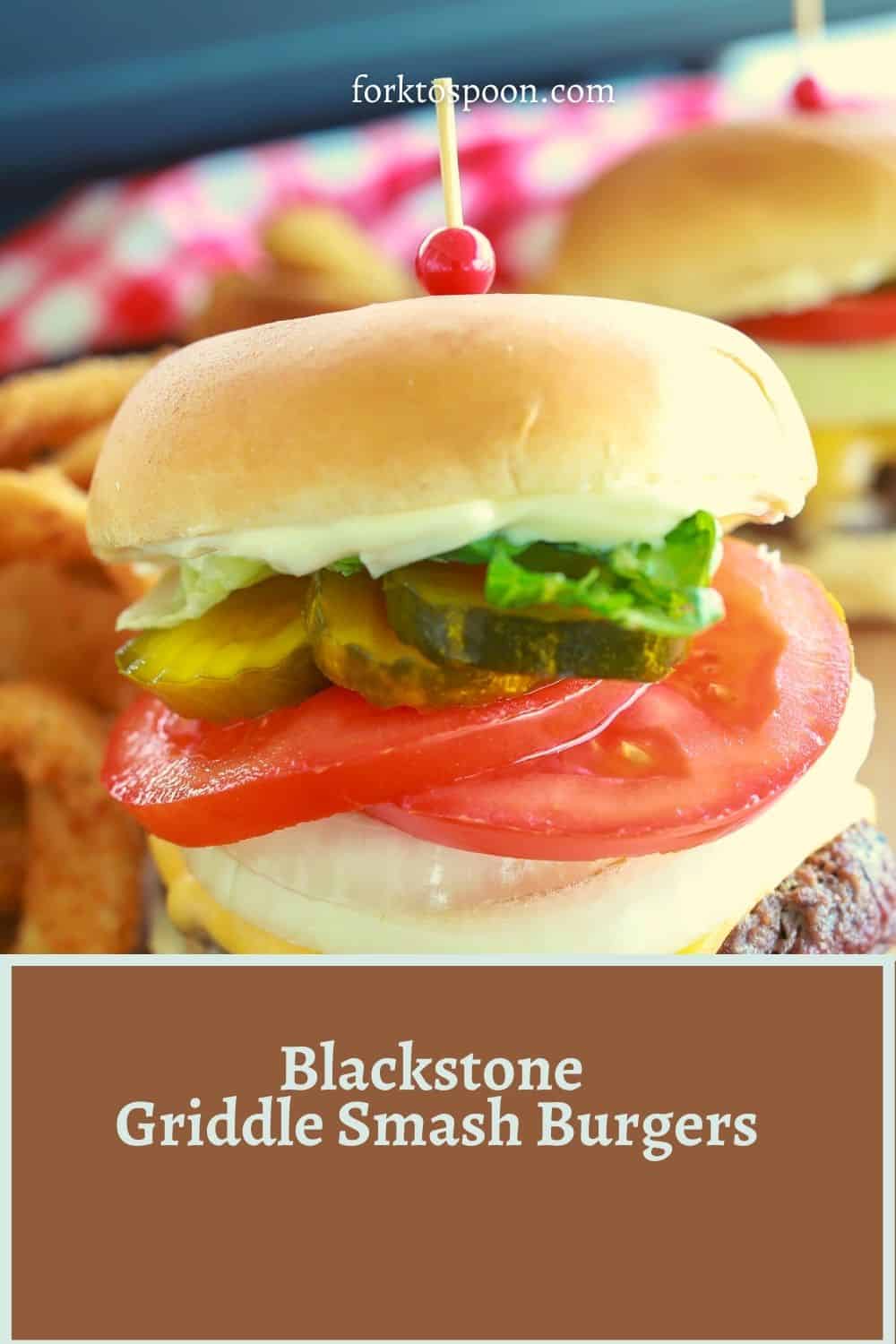 Blackstone Griddle Smash Burgers - Crafted Cook