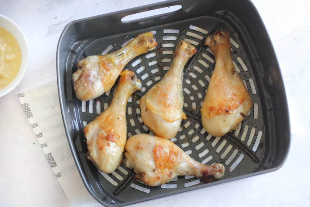 Chicken Legs in Air Fryer Basket