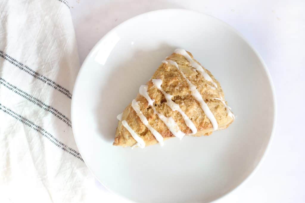 Air Fryer Glazed Pumpkin Scones