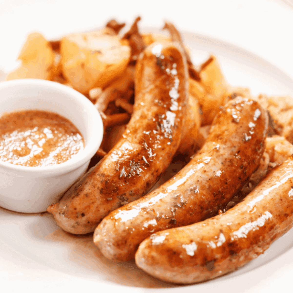 Air clearance fryer bratwurst