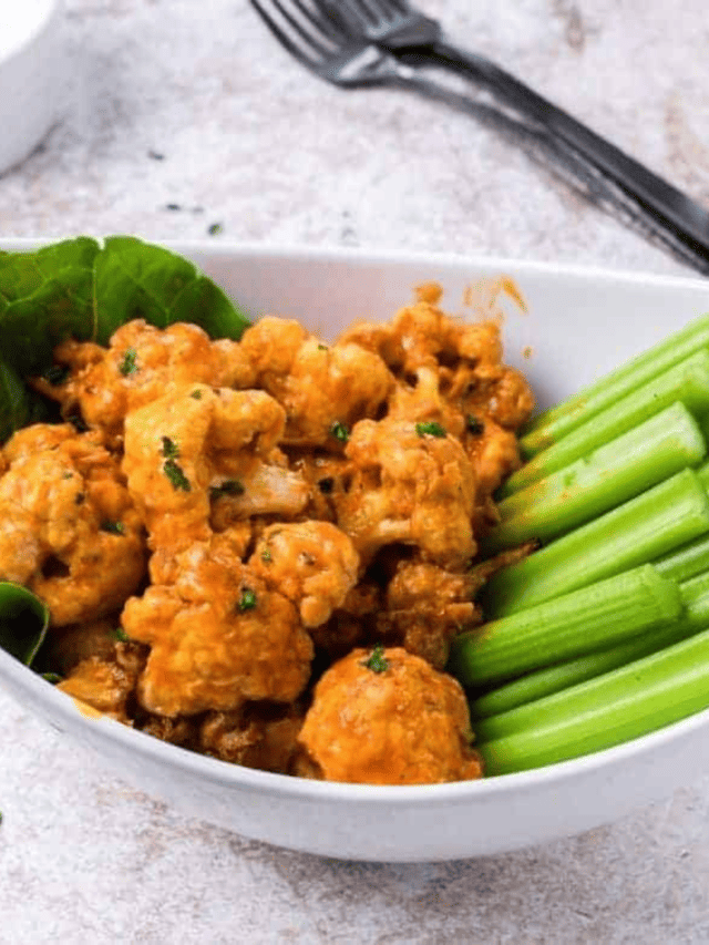 Air Fryer Fried Cauliflower Rice Fork To Spoon
