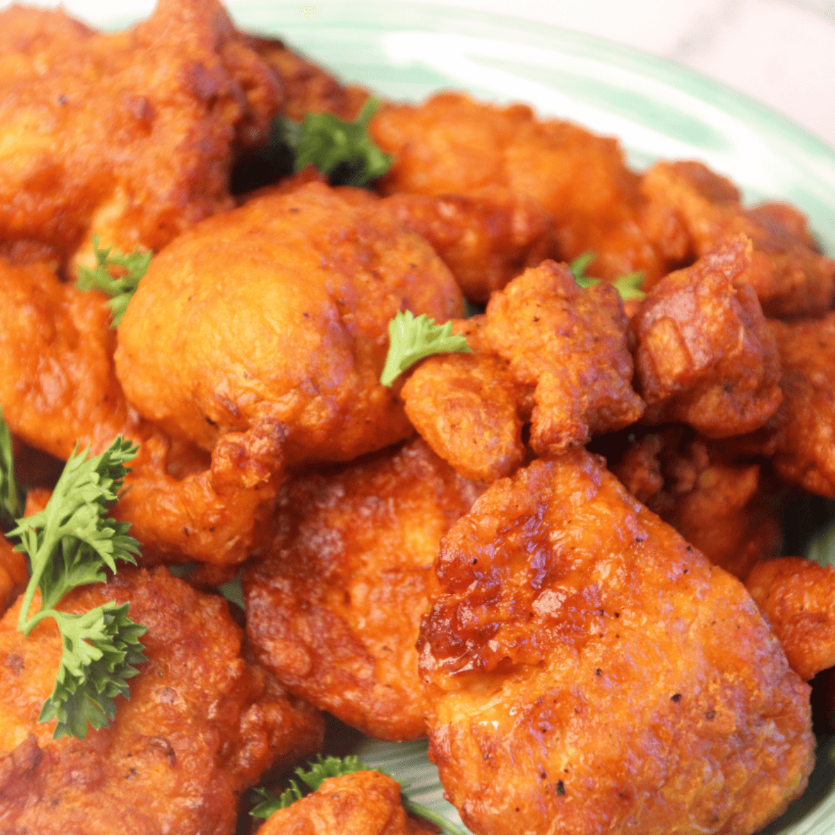 Air Fryer Buffalo Chicken Bites Fork To Spoon
