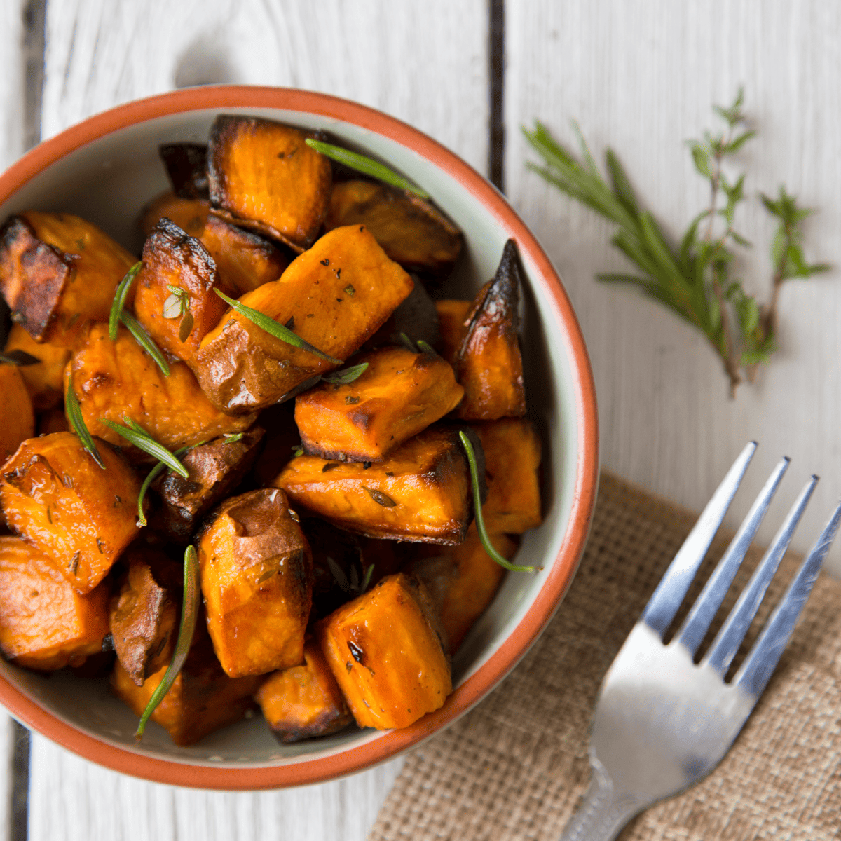 roasted sweet potatoes
