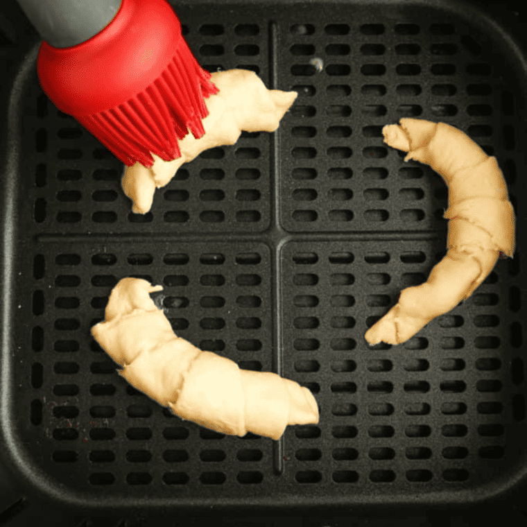 Air Fryer Chocolate Croissants