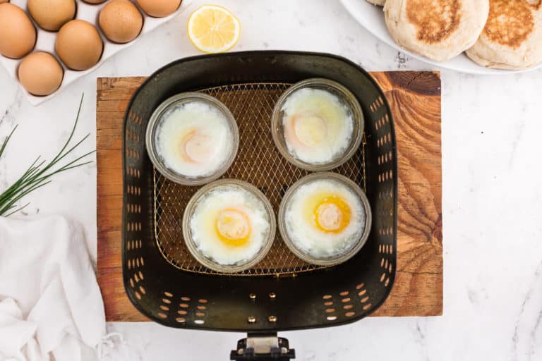 Air Fryer Poached Eggs Fork To Spoon