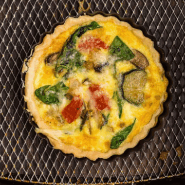Air Fryer Frozen Quiche