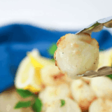 Air Fryer Garlic Butter Scallops
