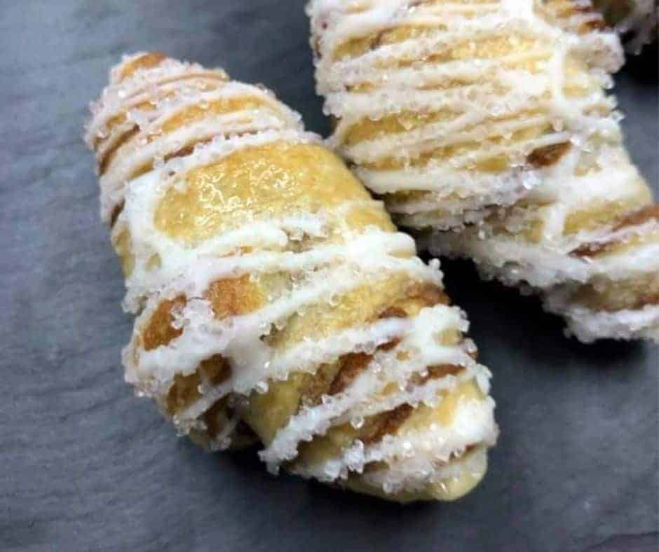 Air Fryer Cinnamon and Sugar Croissants