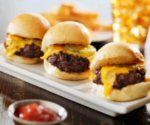 Air Fryer Cheeseburger Sliders