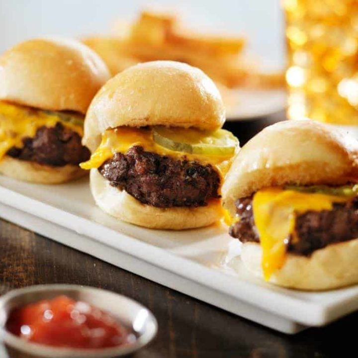 Air Fryer Cheeseburger Sliders Fork To Spoon