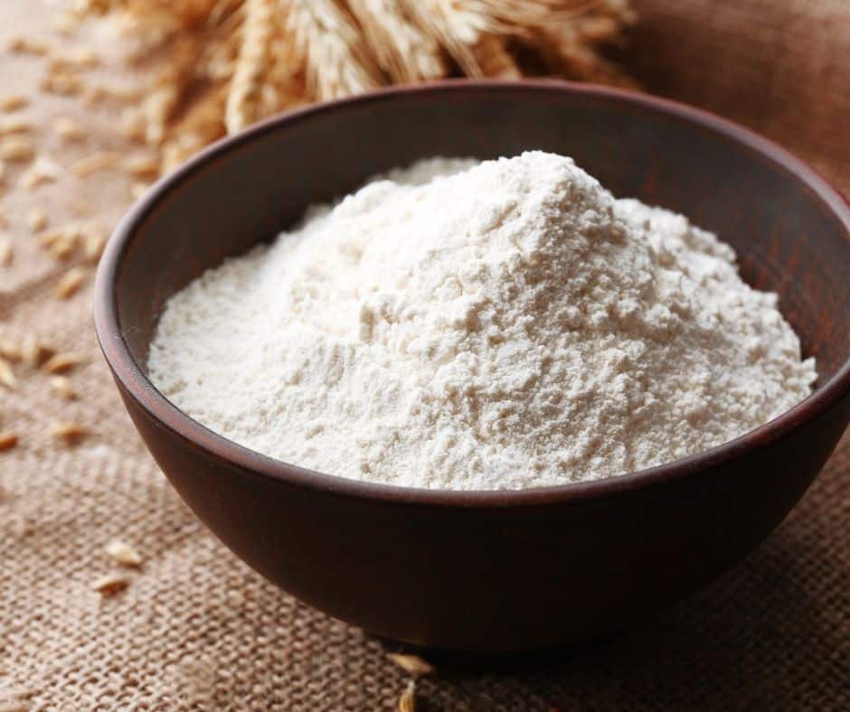 Mix Flour, Baking Powder and Salt in Bowl