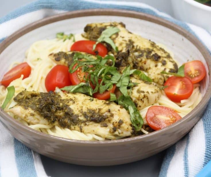 Air Fryer Pesto Chicken Tenders Fork To Spoon