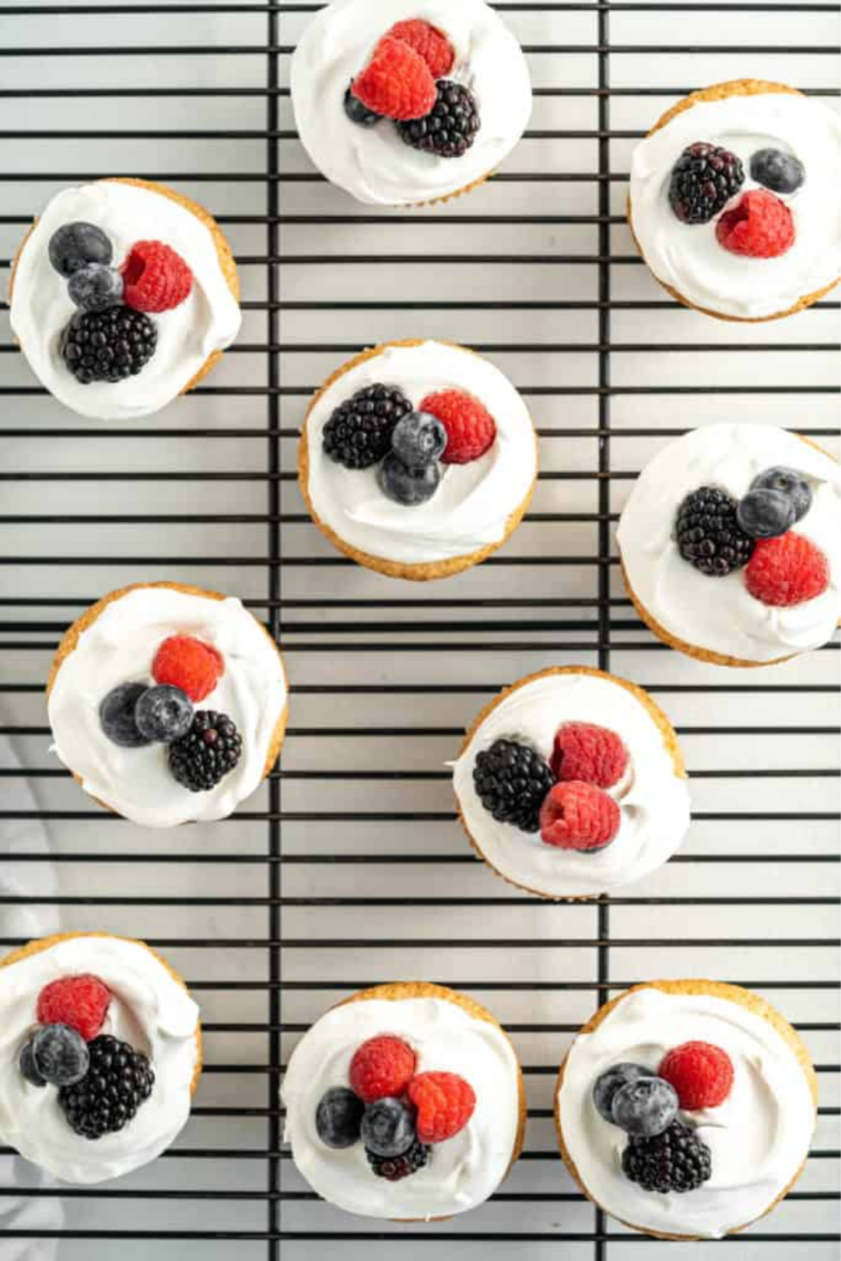 Air Fryer Pound Cake Cupcakes