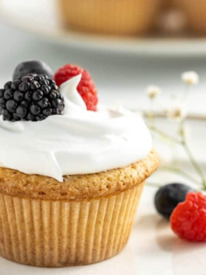 Air Fryer Pound Cake Cupcakes