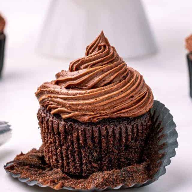 Air Fryer Chocolate Cupcakes Fork To Spoon