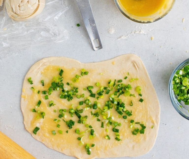 Air Fryer Scallion Pancakes Fork To Spoon