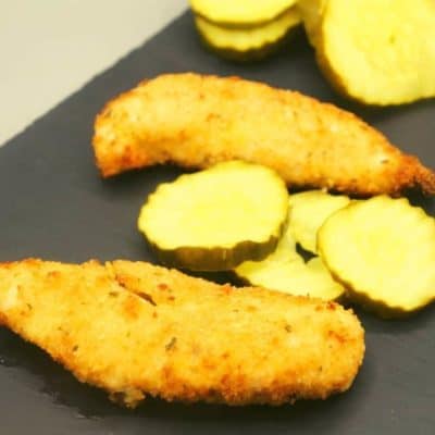 Air Fryer Pickle-Brined Chicken Tenders