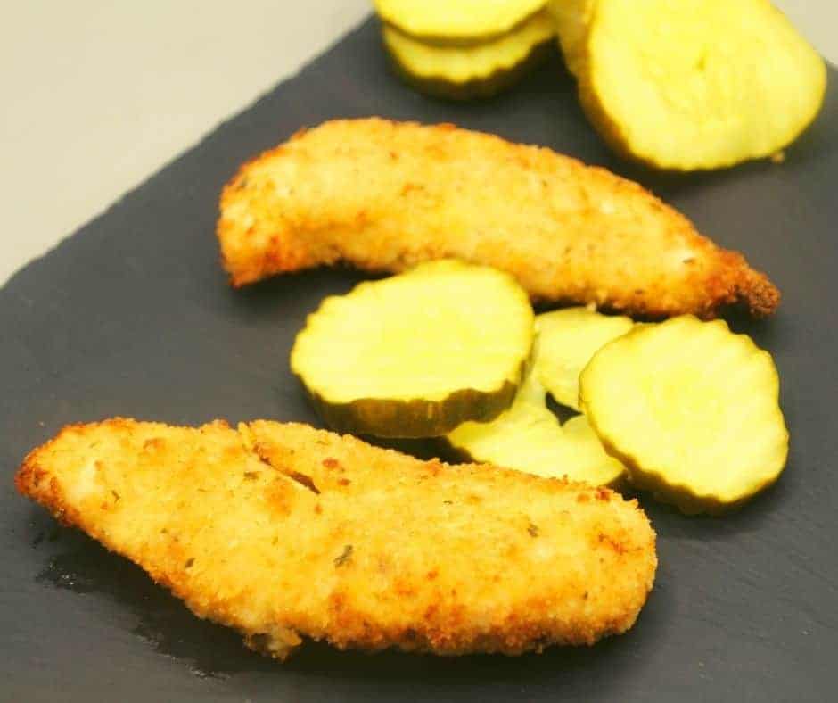 Air Fryer Pickle-Brined Chicken Tenders