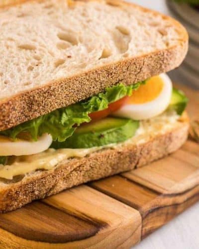 Air Fryer BLT With Hard-Boiled Eggs