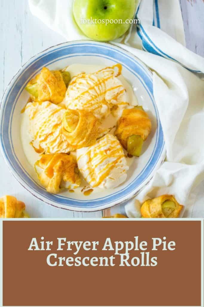 Air Fryer Apple Pie Crescent Rolls
