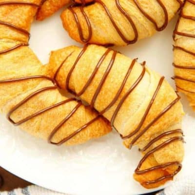 Air Fryer Chocolate Croissants