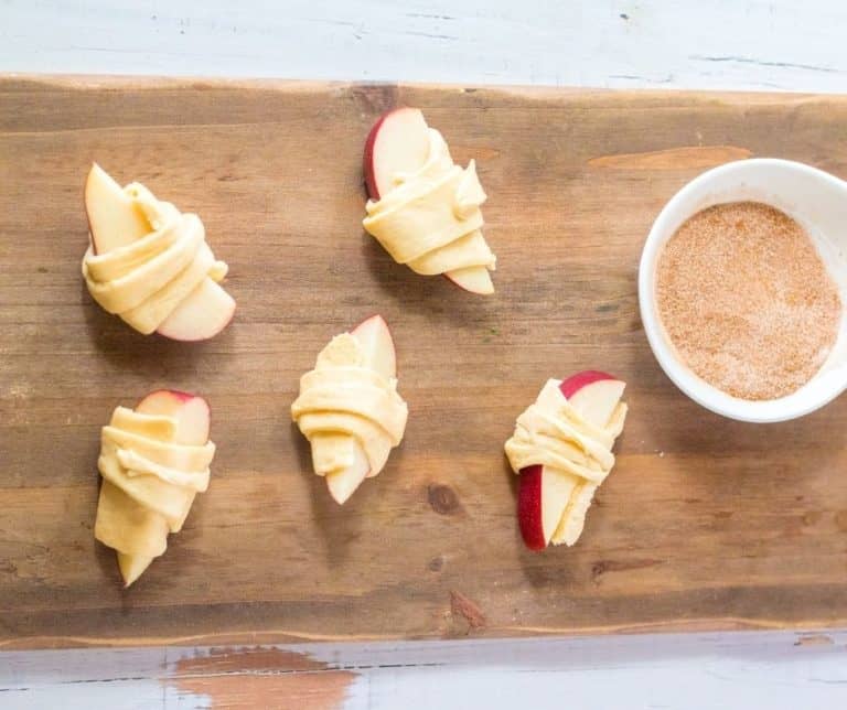 Air Fryer Apple Pie Crescent Rolls Fork To Spoon