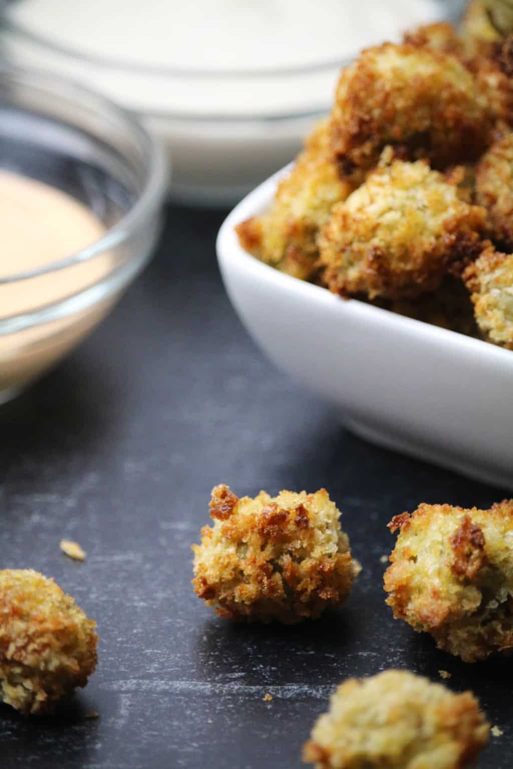 Air Fryer Fried Olives Fork To Spoon