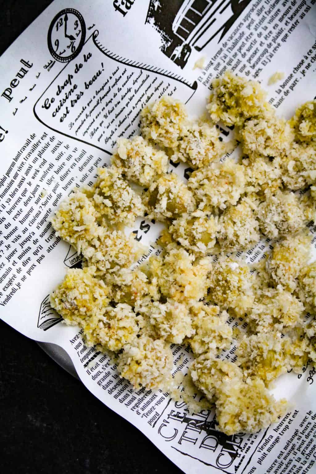 Air Fryer Fried Olives Fork To Spoon