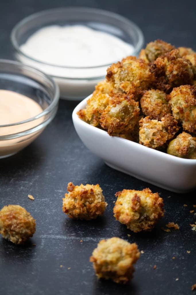 Air Fryer Fried Olives - Fork To Spoon