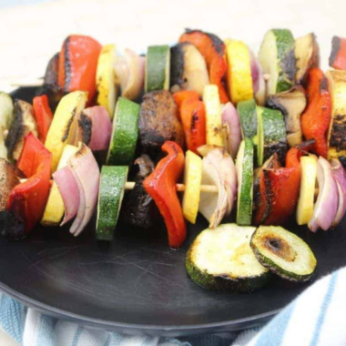 Easy Blackstone Griddle Vegetable Skewers