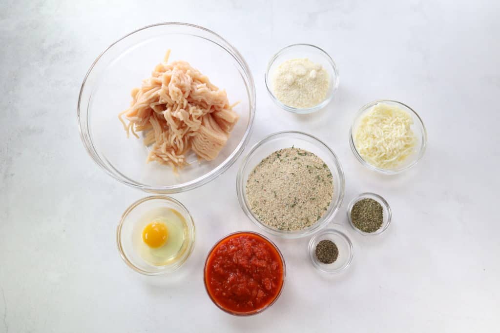 Ingredients Needed For Air Fryer Chicken Parmesan Meatballs