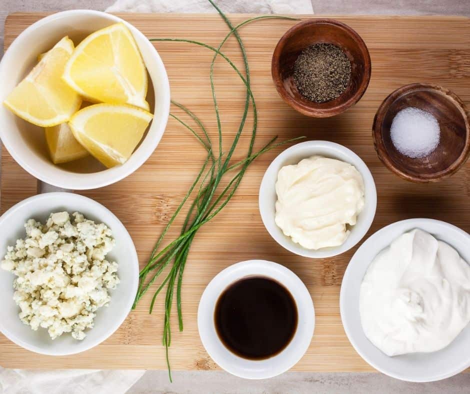 Ingredients For Homemade Blue-Cheese Dressing
