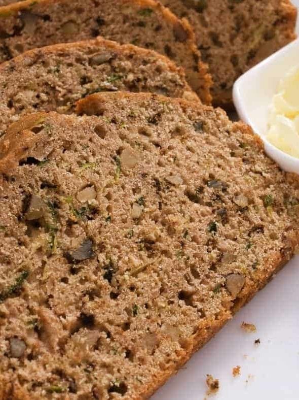 Air Fryer Date and Walnut Bread - Fork To Spoon