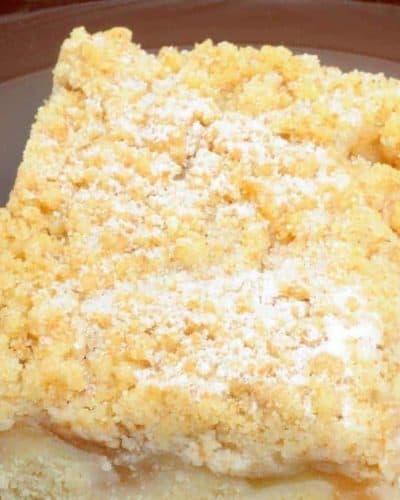 Air Fryer Apple Streusel Quick Bread