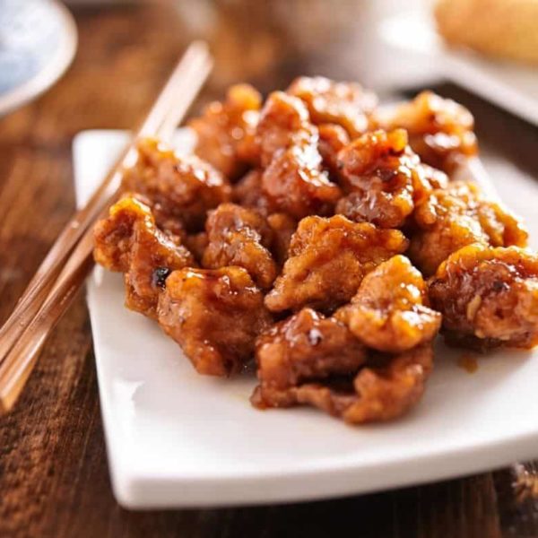Air Fryer Frozen Orange Chicken - Fork To Spoon