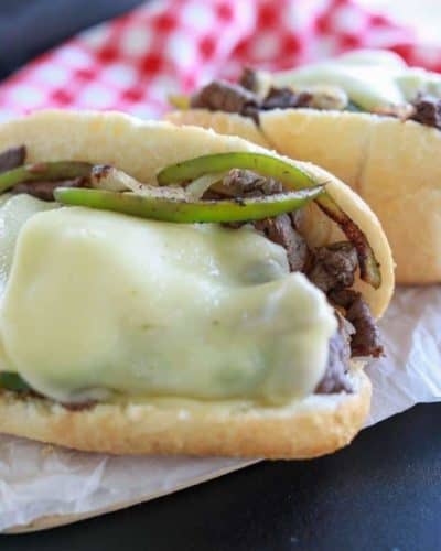 Blackstone Griddle Philly Cheesesteak