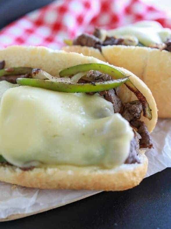 Air Fryer Philadelphia Cheesesteak Stuffed Peppers Fork To Spoon