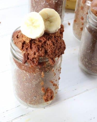 Air Fryer Mason Jar Banana Bread