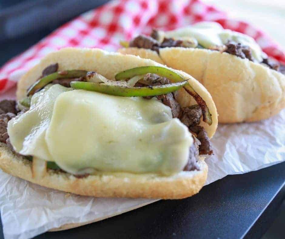 two blackstone philly cheesesteaks