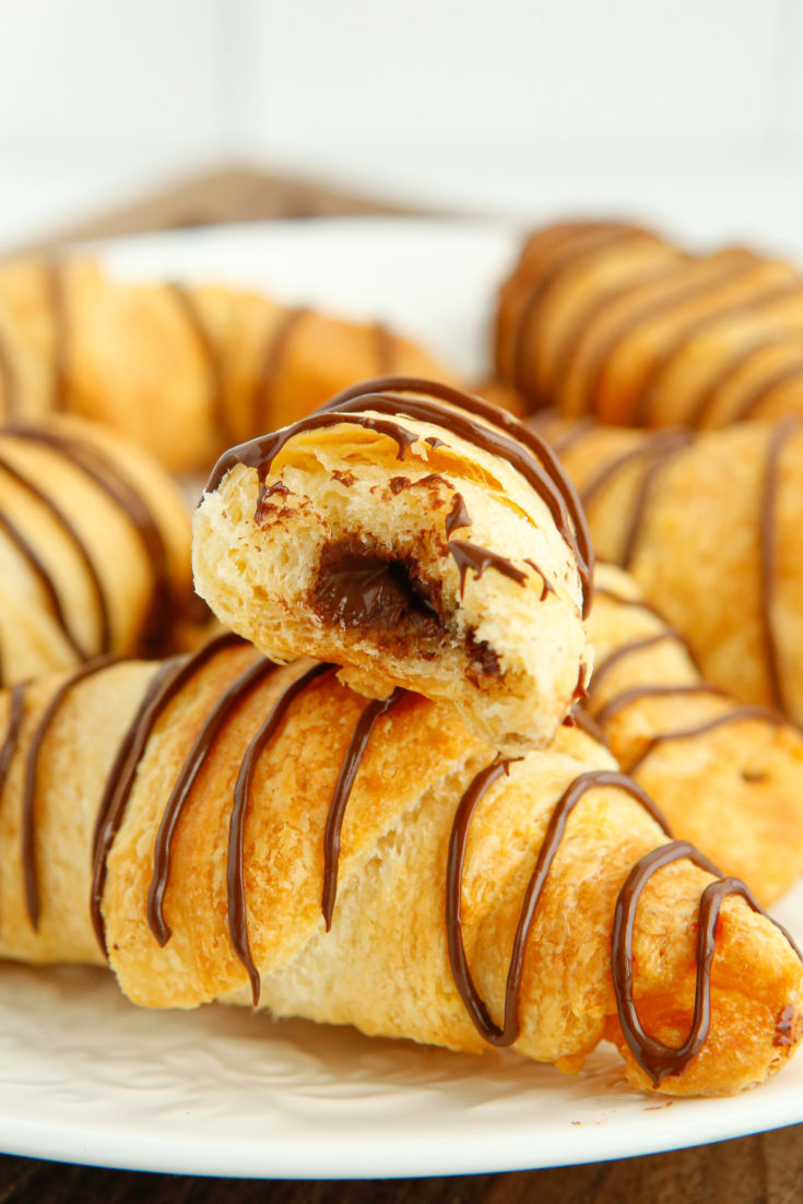 Air Fryer Nutella Croissants