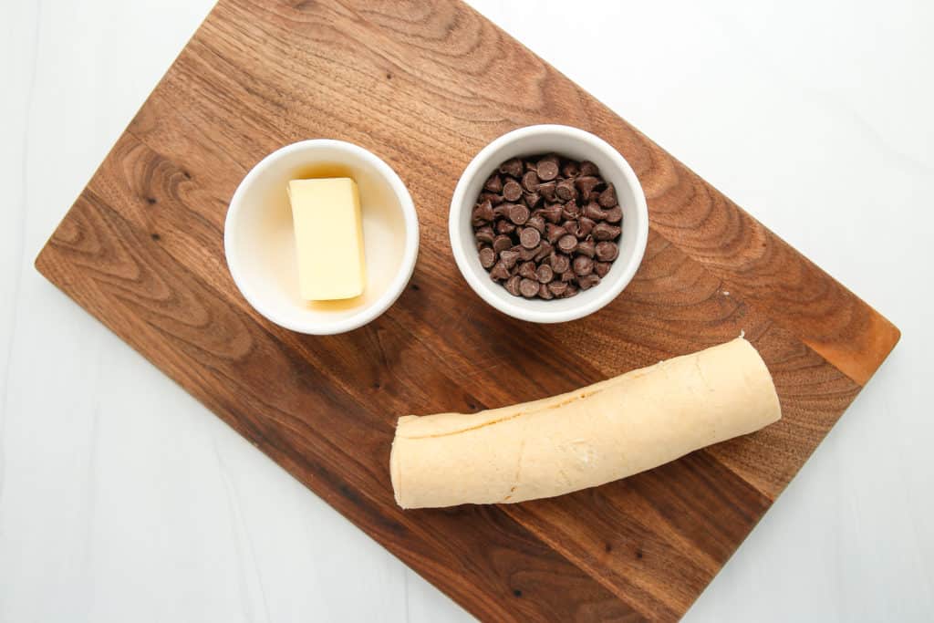 Ingredients For Air Fryer Chocolate Croissants