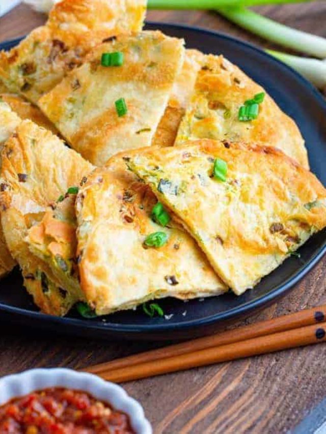 Air Fryer Scallion Pancakes