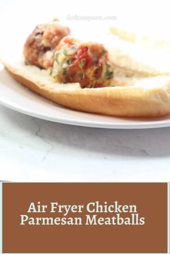 Air Fryer Chicken Parmesan Meatballs