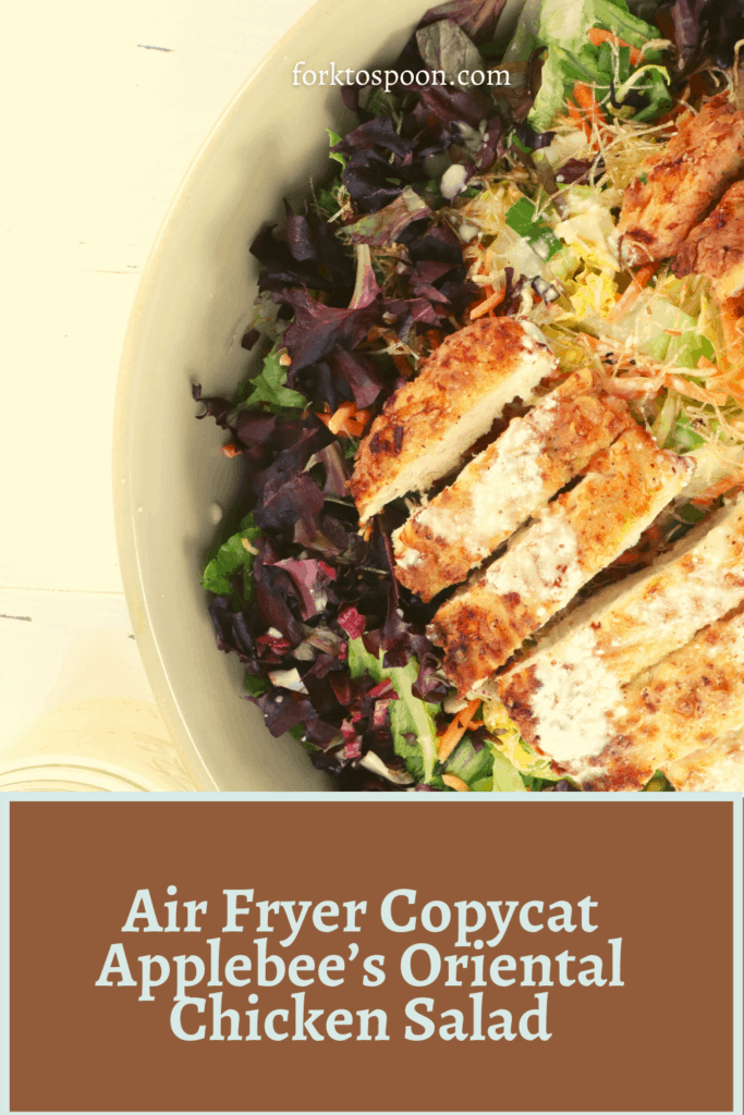 Air Fryer Copycat Applebee’s Oriental Chicken Salad