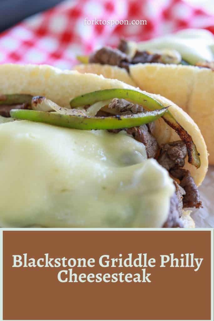 Blackstone Griddle Philly Cheesesteak  