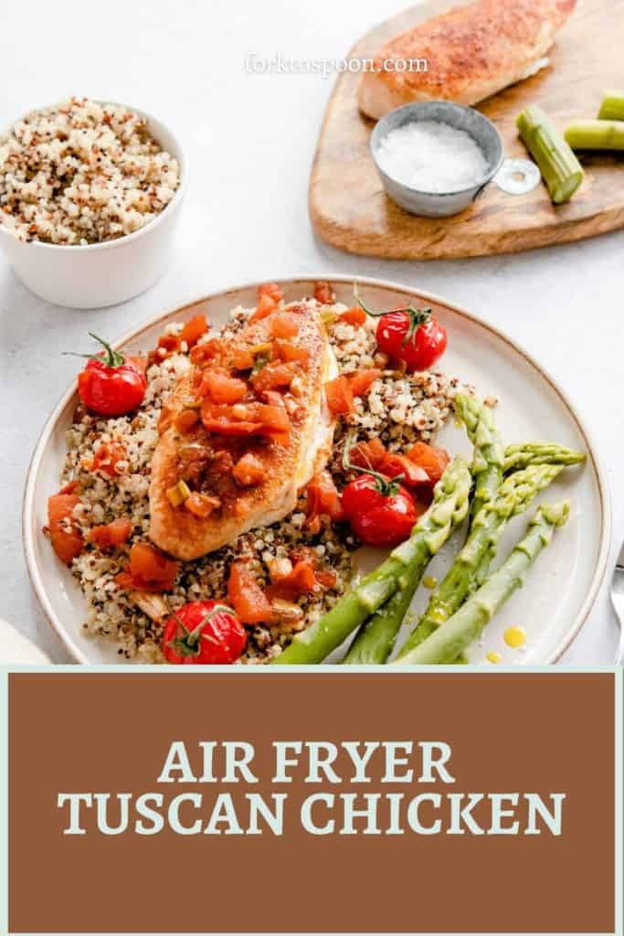 air fryer tuscan chicken